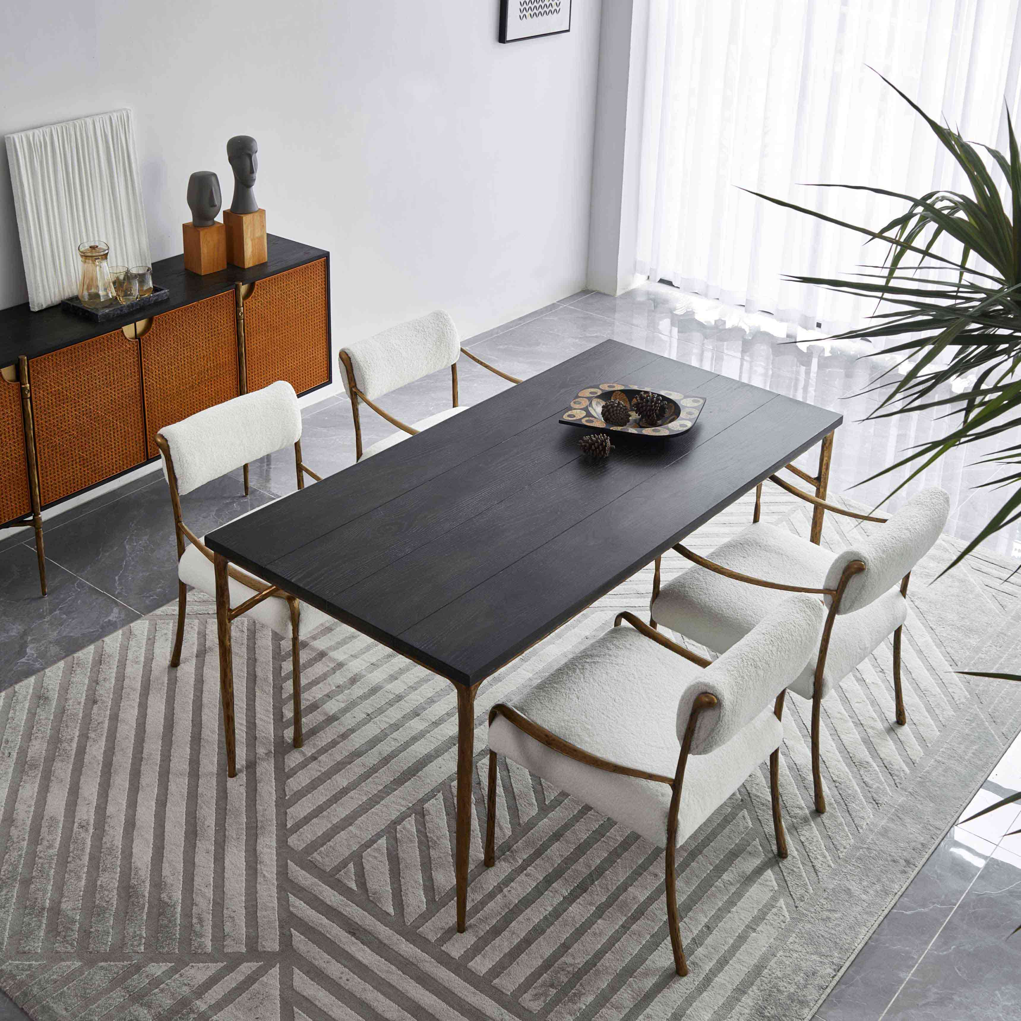 Vintage Forged Medieval Style  Dining Table