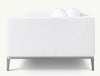 Italia Taper Arm 3-Seat Sofa - Metal Base