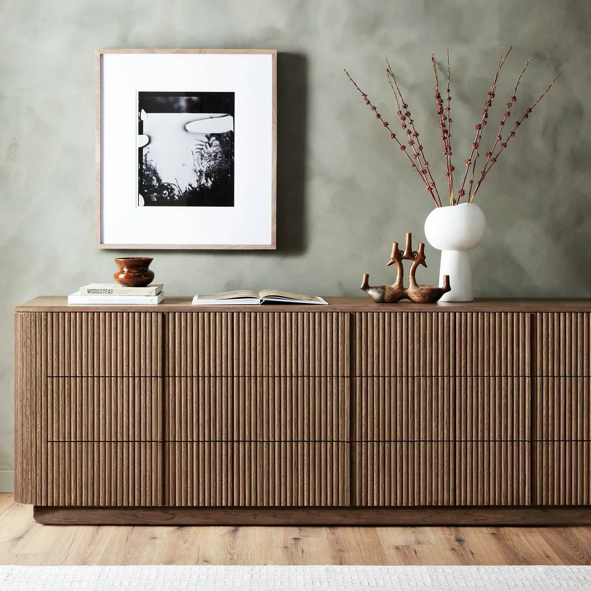 Aurelian Modern Sideboard 9-Drawer Dresser