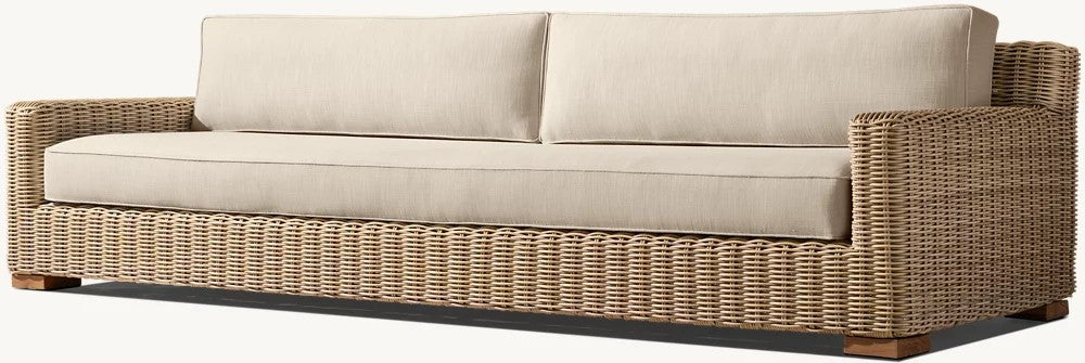 Riviera Track Arm Outdoor Sofa