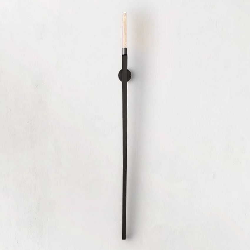 Cannele Outdoor Torch Sconce