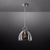 Borry Dome Crystal Glass Light Modern Pendant for Kitchen Island and Dining Table | SunKingHome