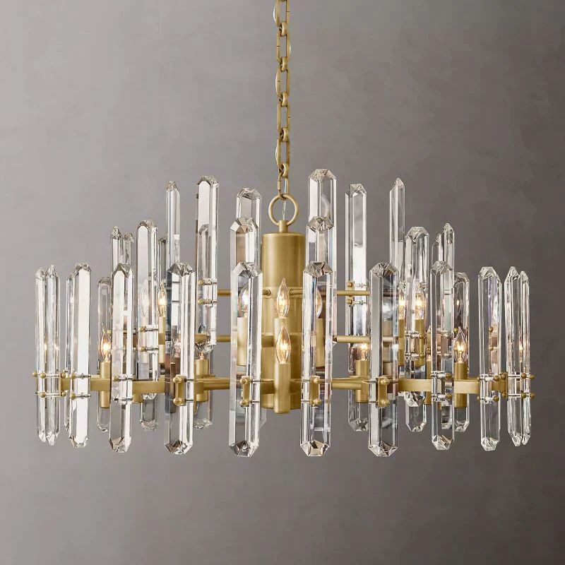 Natalia Prism Round Chandelier 36