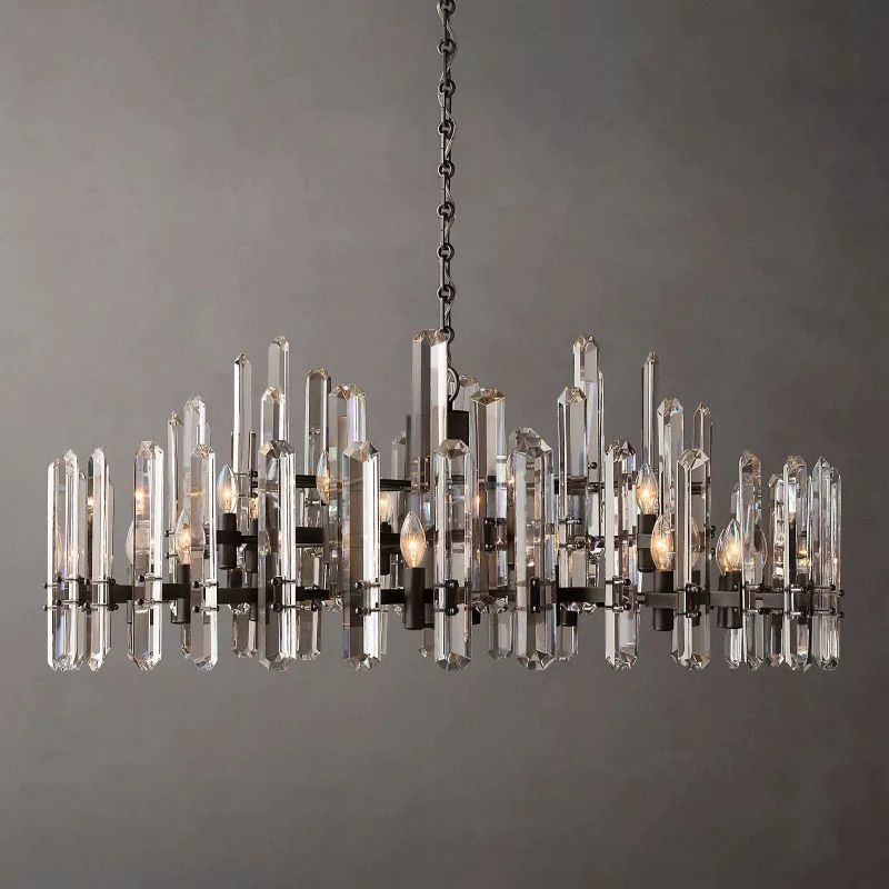 Natalia Prism Round Chandelier 48