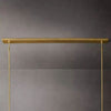 Cristal Glass Linear Chandelier Modern Dining Room and Kitchen Island Light Fixtures 48"
