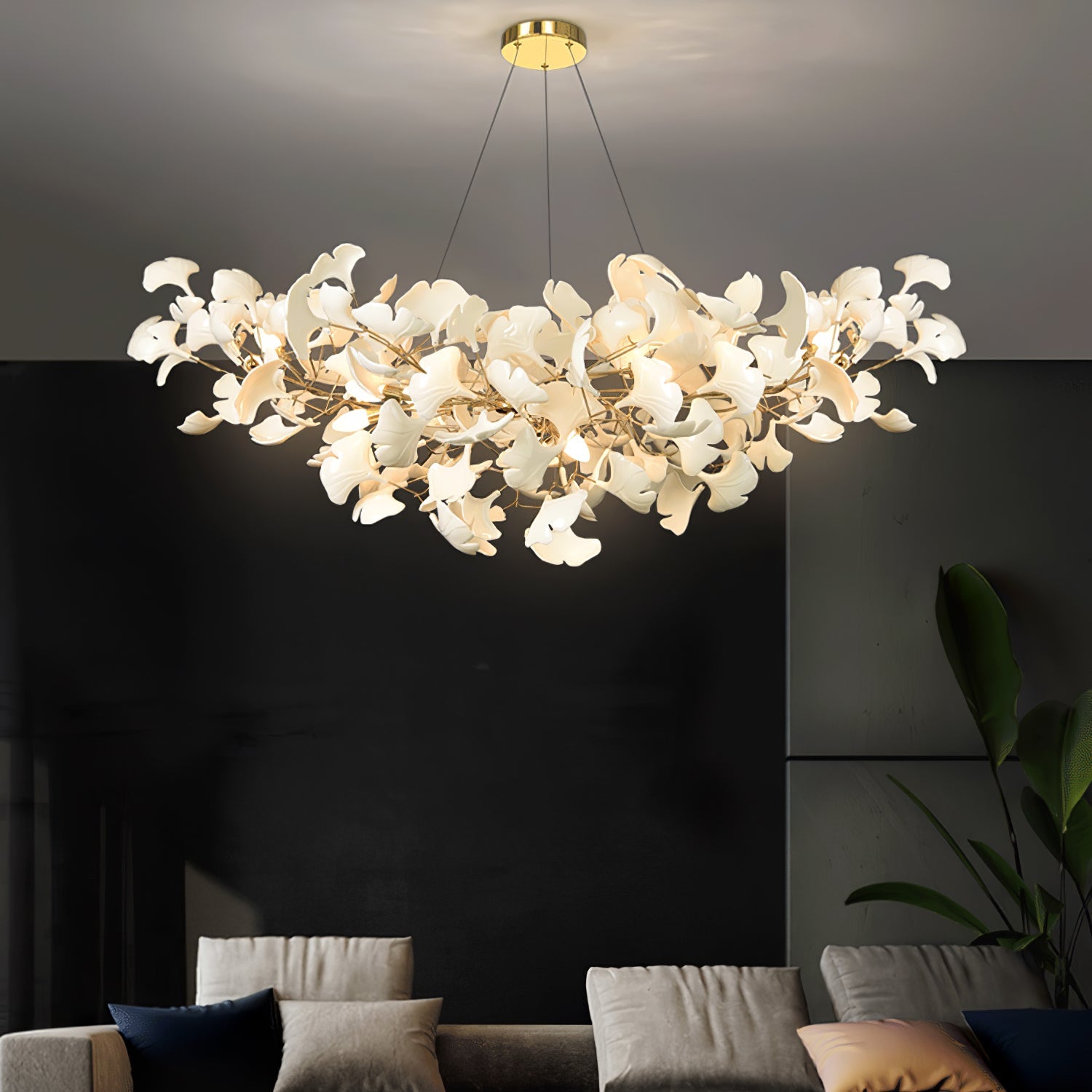 Gingko Art Deco Chandelier Beautiful Chandeliers for Dining Room 
