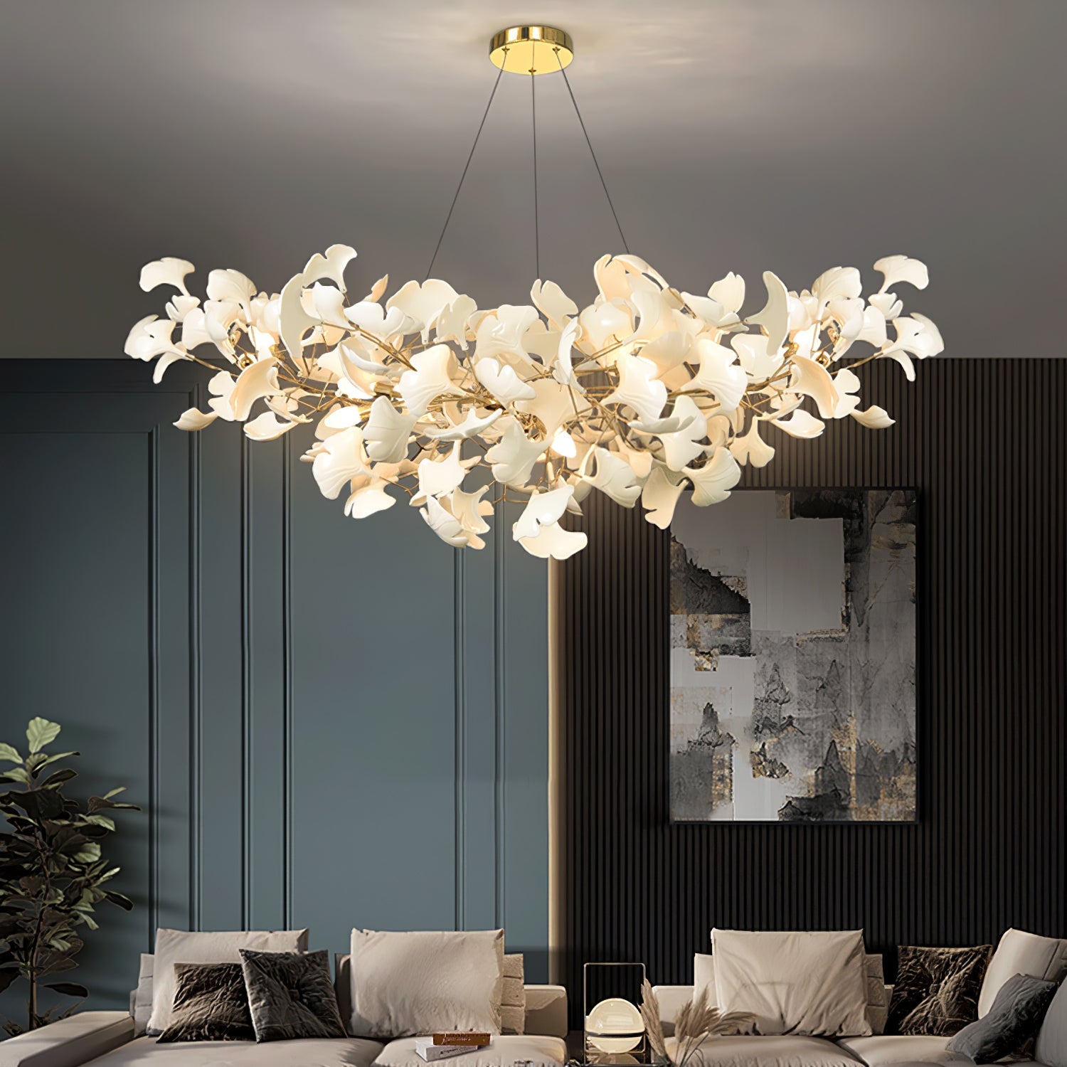 Gingko Art Deco Chandelier Beautiful Chandeliers for Dining Room 