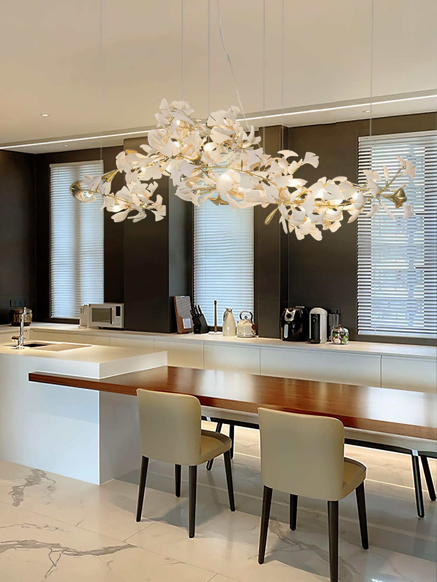 Gingko Art Deco Chandelier Beautiful Chandeliers for Dining Room 