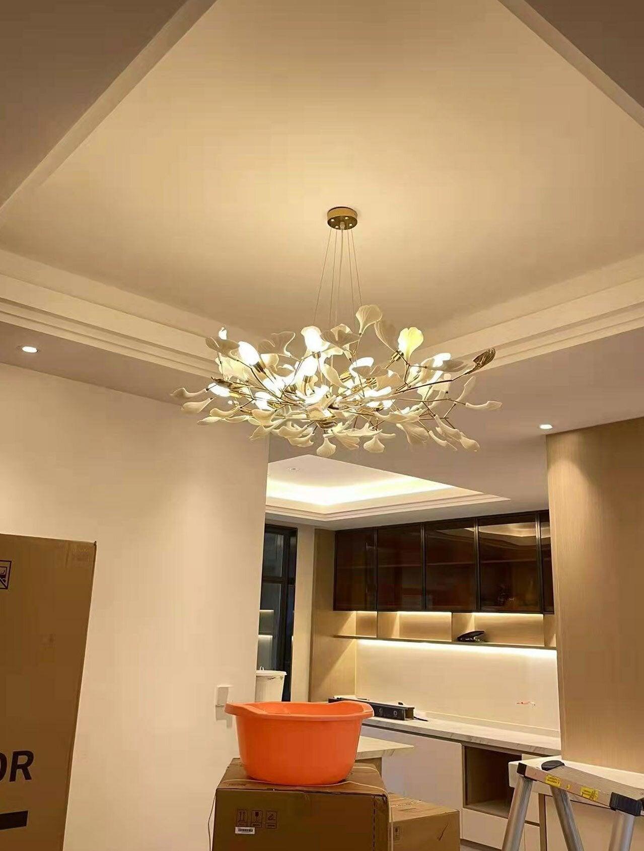 Gingko Art Deco Chandelier Beautiful Chandeliers for Dining Room 