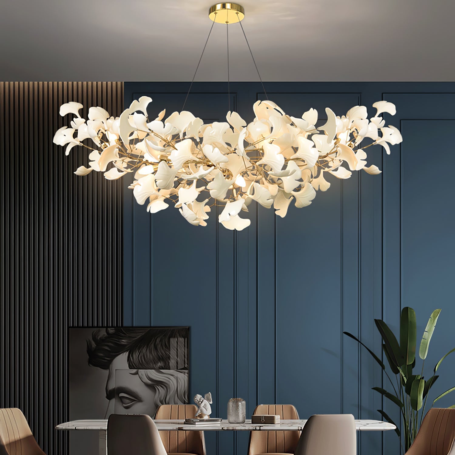 Gingko Art Deco Chandelier Beautiful Chandeliers for Dining Room 