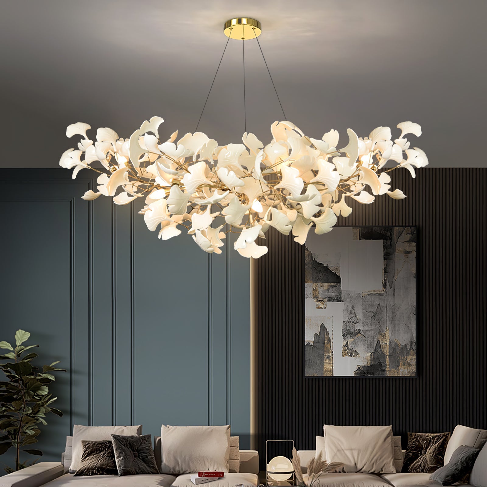 Gingko Art Deco Chandelier Beautiful Chandeliers for Dining Room 