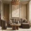 Cabretti 60-inch round crystal ball dining room chandelier with modern design