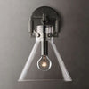 Mechanic Glass Funnel Sconce