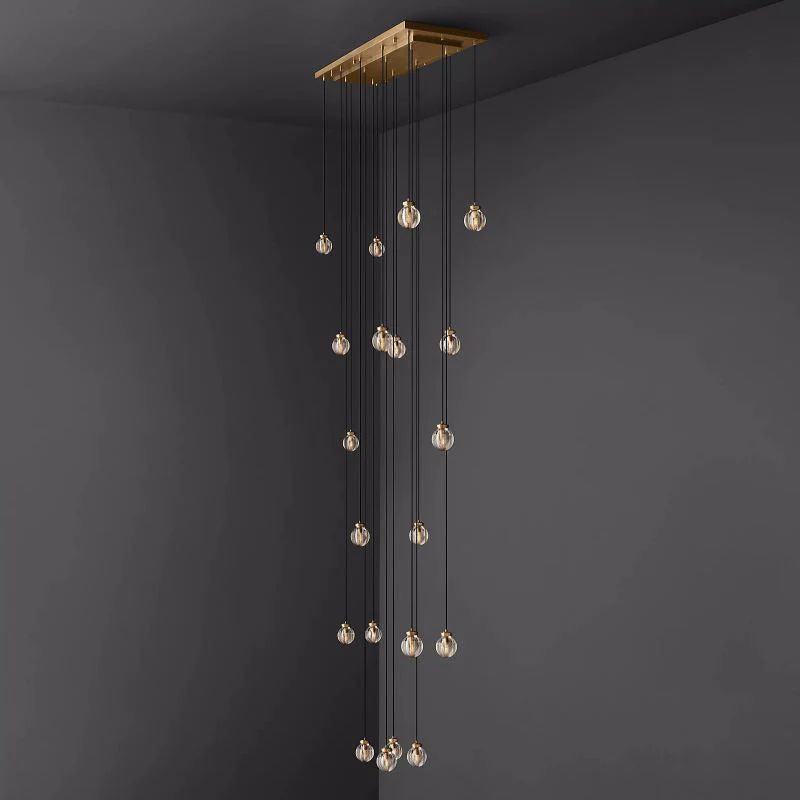 Pearl Rectangle Chandelier 54