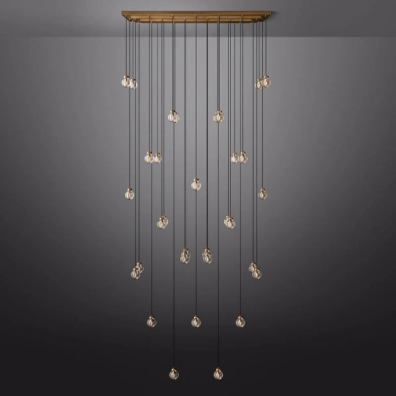Pearl Rectangle Chandelier 72