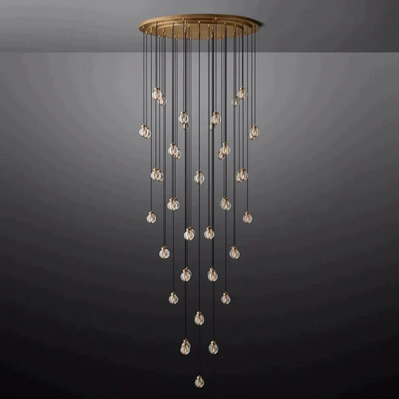 Pearl Round Chandelier 60