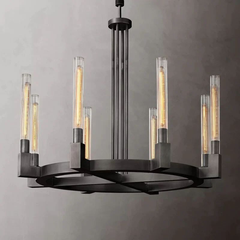 Pridan Glass Round Chandelier 36